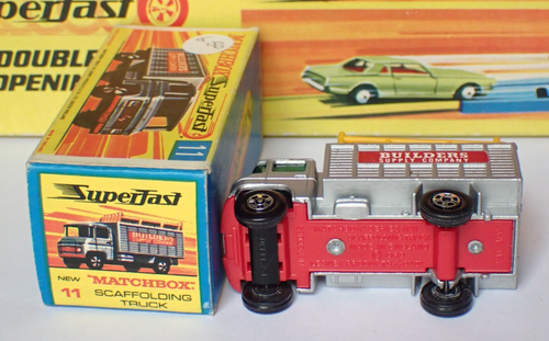 Matchbox Superfast 11a Scaffolding Truck MINT in Very Near Mint Box - 第 4/6 張圖片