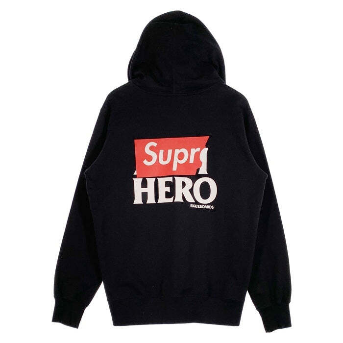 Supreme 14SS ANTI HERO Untie Zip Up Sweatshirts Sweat Hoodie