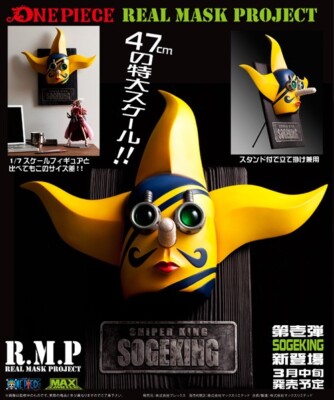 R.M.P Real Mask Project SOGEKING One Piece Usopp Figure Polystone
