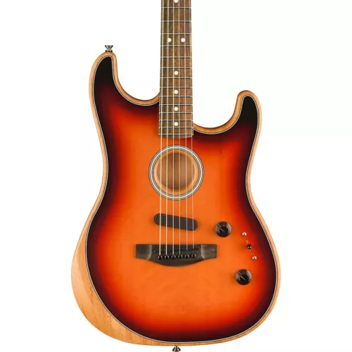 Fender American Acoustasonic Stratocaster A/E Guitar Sunburst 197881212186 RF
