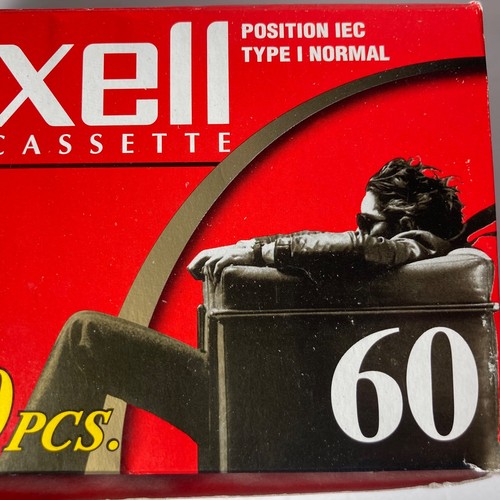 Paquete de 10 cassette de audio en blanco Maxell 3- XL-II 90-min y 7- UR 60-min sellado nuevo - Imagen 5 de 8