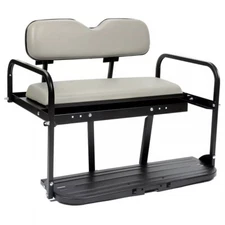Folding Steel Frame Flip Rear Back Seat For EZGO Marathon Pre-1994 Golf Cart