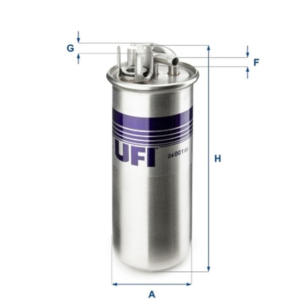 UFI Kraftstofffilter Passend FüR Audi A6 Allroad-image