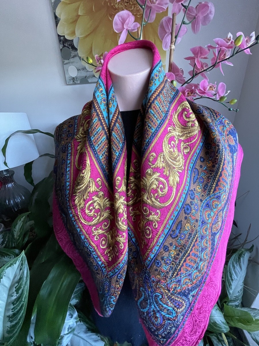 【新品】 YvessaintLauren YSL scarf スカーフ　silk Yves Saint Laurent (YSL) Silk Scarf | eBay