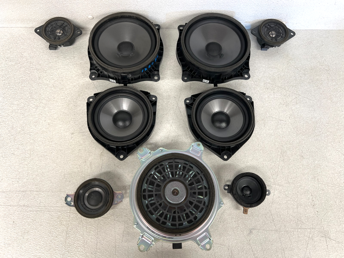レクサス IS 250純正スピーカー　セット ⭐14-16 LEXUS IS250 F-SPORT INTERIOR SUBWOOFER TWEETER SPEAKER SET