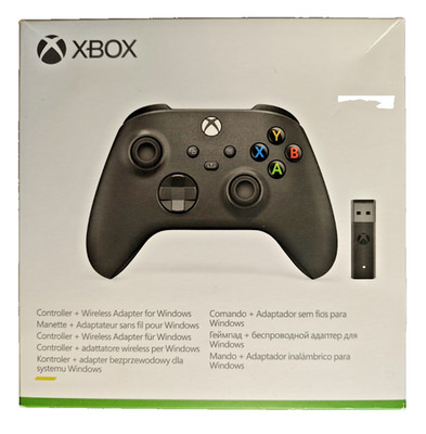 Microsoft Xbox Wireless Controller mit Adapter für Windows 10 - Schwarz