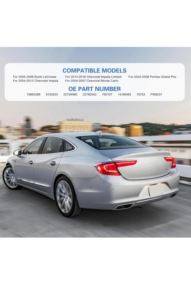 Motor soplador calentador aire acondicionado delantero con jaula ventilador para Chevrolet Impala 2004-2013 700107 Foto 2 de 4