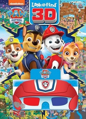 Nickelodeon PAW Patrol 3D Look and Find Activity Book! - PAW Patrol 3D Glass...