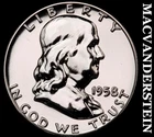 1958 Franklin Half Dollar- Silver Choice Gem Proof Luster No Reserve #i5674