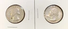 Two 1964 Washington Quarters 1964D And 1964