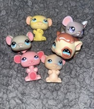 Hasbro Littlest Pet Shop Lot Mice, Guinea Pig