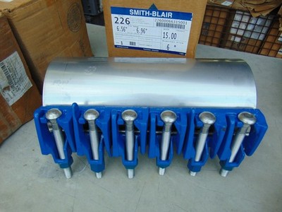 Smith Blair Full Circle 6 x 15 in. Stainless Steel Repair Clamp 6.56''-6.96'' 226