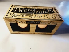 Moscow Mule Copper Mugs / Set Of 2 Copper Mugs With Brass Handles For Flare