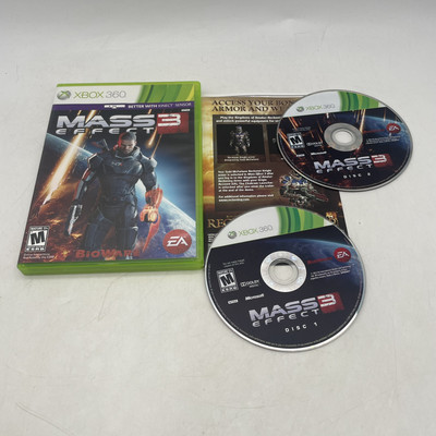 Mass Effect 3 Xbox 360 Complete W/ Manual CIB Tested