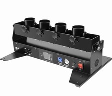 4 Shot Confetti Cannon Launcher Machine DMX512 Wireless Remote Stage Party
