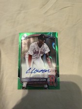 Conrad Cason Bowman 2025 Green Lava Refractor /99 #69 Auto