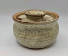 Tremar Cornish pottery Mustard preserve jam pot