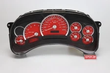 US Speedo Red Silverado/Sierra Gauge Face for Clusters 03-05 2500/3500 Diesel