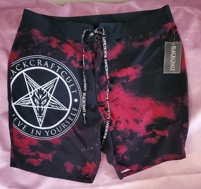 Blackcraft Board Shorts Swimwear Mens Size 34 Baroque Baph Print NWT 