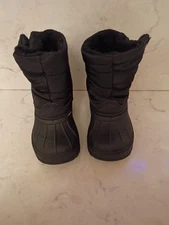 London Fog Collection Jett Snowboot Black CL30527TB  Kids