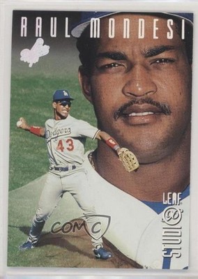 1996 Leaf Studio Silver Press Proof /100 Raul Mondesi #63 0c2