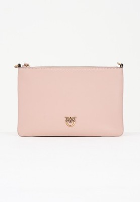 PINKO Women's Pink Bags Clutch and Clutch Clutch Classic Flat Love Bag Simply P