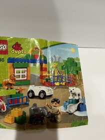 LEGO DUPLO Zoo Lot 6136 My First Zoo set - 4962 Baby Zoo giraffe tiger elephant