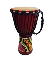 Djembe Drum Bongo Congo African Painted Drum 8.5&rdquo; Wide X  16" High, JIVE BRAND