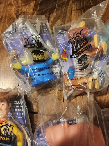 Burger King Kids Club Disney Toy Story Toys 1996 Komplett 8 Teile Set Woody Neu - Bild 2 von 7
