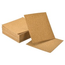 30 Pcs Self-Adhesive Cork Square 2mm Thick 4" Cork Tiles Backing Sheets