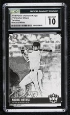 2018 Diamond Kings Black & White Variation Shohei Ohtani #76 CGC 10 Gem Mint 1b9