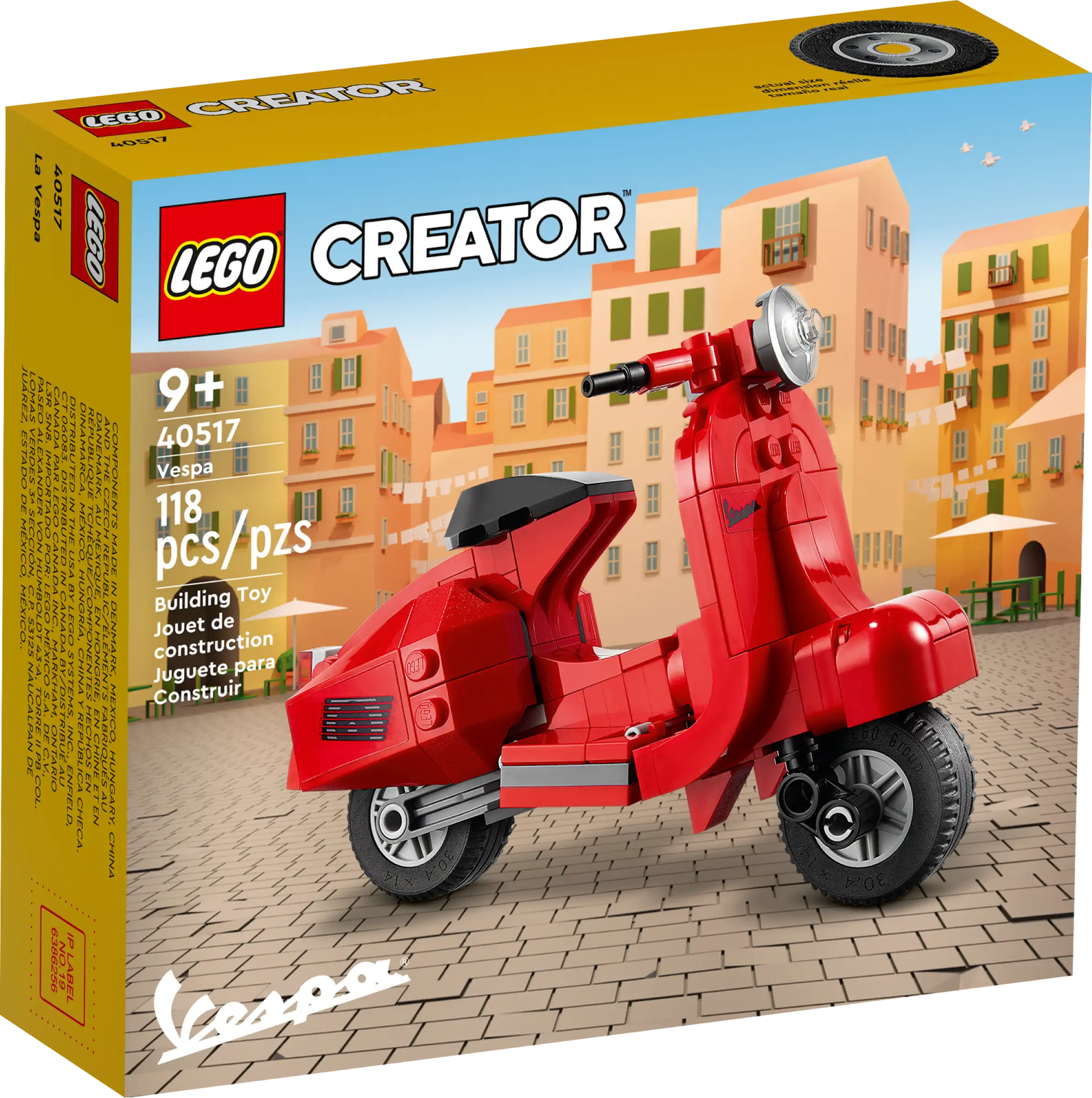 LEGO® CREATOR 40517 Vespa Roller | Motorrad Scooter | EOL NEU & OVP - Bild 9
