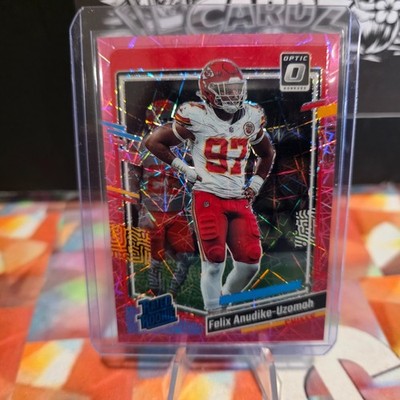 2023 Optic Felix Anudike-Uzomah Pink Velocity RC /79 Chiefs Pink Color-Match