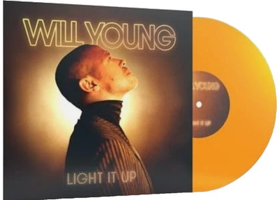 Will Young   Light It Up LP Album vinyl record Limited Orange 2024 on BMG