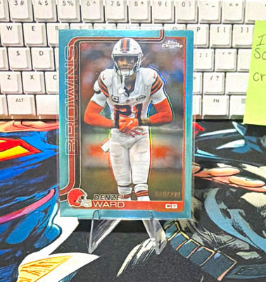 Topps Chrome Denzel Ward Rookie Auto #80 Cleveland Browns /299