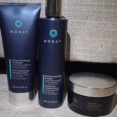 Monat Advanced Hydrating Shampoo, Conditioner & Moisture Masque Set