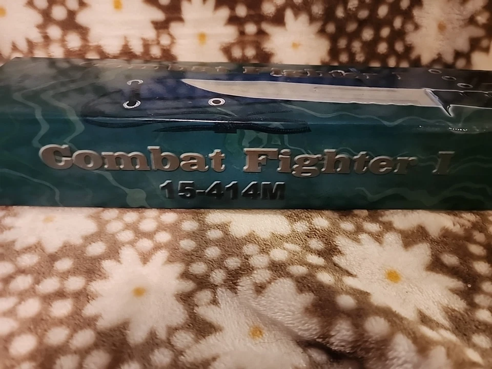 Cuchillo Bowie Combat Fighter 1-12 pulgadas diseño personalizado mango de goma funda de plástico Foto 2 de 4