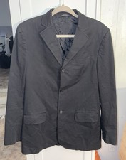 Banana Republic Men's Black Blazer Made In Italy 38R