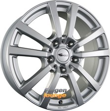 4x BROCK / RC RC25 Kristallsilber (KS) 6,5x16 ET52 5x112