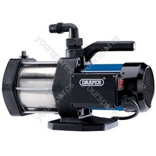 Image of Draper 230V Multi Stage Surface Mounted Water Pump, 90L/min, 1100W