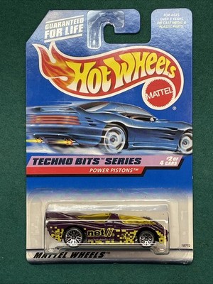 1998 Hot Wheels #690 Techno Bits Series 2/4 POWER PISTONS Purple w/LaceSpVariant