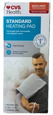 CVS Health Standard Heating Pad 4 Heat Settings 12x15 Inches Flexible