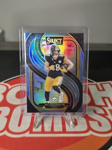 2024 Pat Freiermuth Panini Select Premier Level Light Blue /99 #186 Prizm