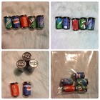 1:12 scale Miniatures- 5 soda can lot, real metal, adult collector. Mini. — photo 1