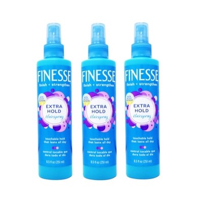 3 Pack of Finesse Finish + Strengthen Extra Hold Hairspray, 8.5 fl oz