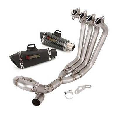 Full System For Yamaha FZ6R XJ6N 2009-2017 XJ6S Header Pipe 51MM Muffler Escape