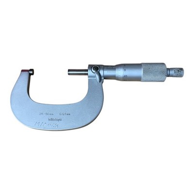 Mitutoyo 101-106 Outside Micrometer, 25 - 50mm 0.01mm
