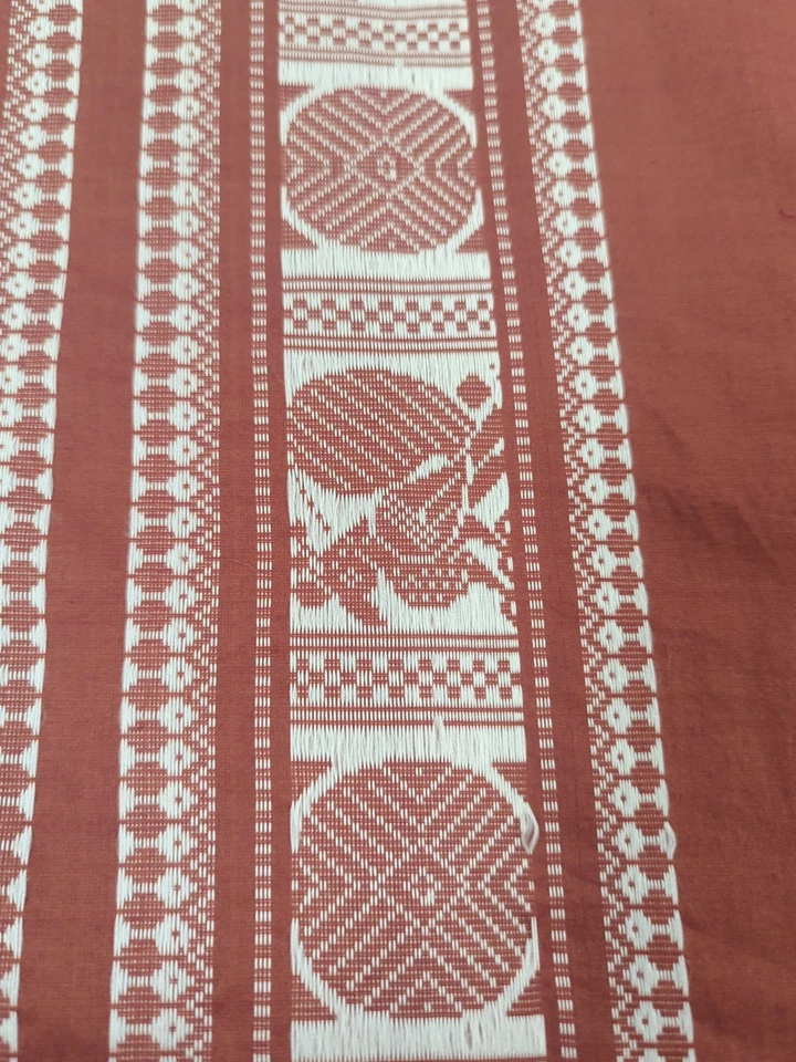 46 Sari Vintage Largo 5,75 Jardas Ainda Tem Borda de Salvamento - Imagem 2 de 4