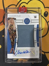 2023 Panini Chronicles WWE Charlotte Flair National Treasures Mem Auto /49