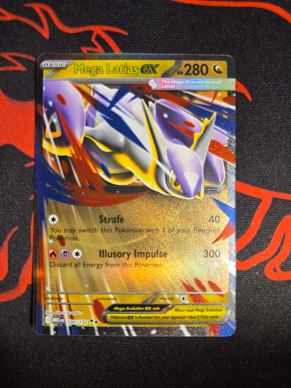 Mega Latias ex 100/132 Me01: Mega Evolution Holo NM/M